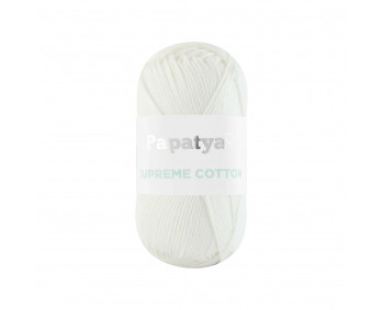 Farbe 1200 creme  - Papatya Supreme Cotton 50g 