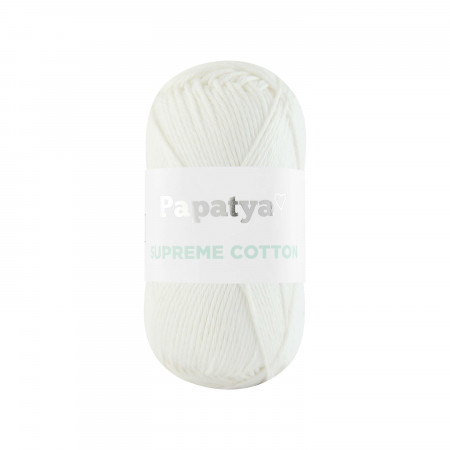 Farbe 1200 creme  - Papatya Supreme Cotton 50g 