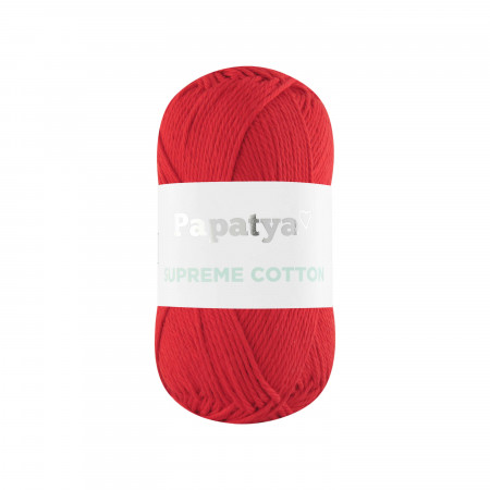 Farbe 3070 rot  - Papatya Supreme Cotton 50g 