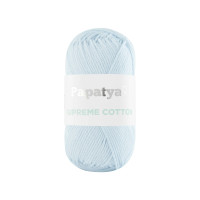 Farbe 5820 babyblau  - Papatya Supreme Cotton 50g 