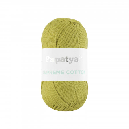 Farbe 6730 limette  - Papatya Supreme Cotton 50g 