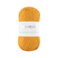 Farbe 7850 orange  - Papatya Supreme Cotton 50g 