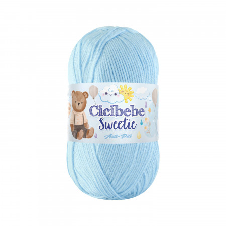 Farbe 5135 babyblau - Cicibebe Sweetie Anti Pill 100g 