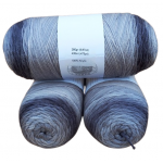 Sonderposten 3er Pack - 3x280g = 840g - Ombre Grau
