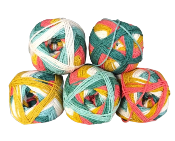 Japan BLOOM Baumwollmischung Sonderposten - 5 x 80g = 400g - JB01