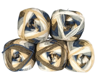 Japan BLOOM Baumwollmischung Sonderposten - 5 x 80g = 400g - JB03