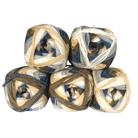 Japan BLOOM Baumwollmischung Sonderposten - 5 x 80g = 400g - JB03