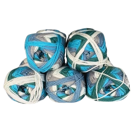 Japan BLOOM Baumwollmischung Sonderposten - 5 x 80g = 400g - JB06