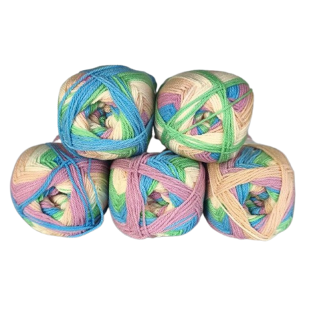 Japan BLOOM Baumwollmischung Sonderposten - 5 x 80g = 400g - JB08