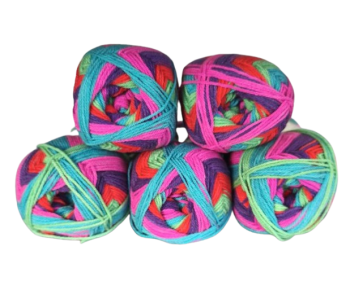 Japan BLOOM Baumwollmischung Sonderposten - 5 x 80g = 400g - JB09