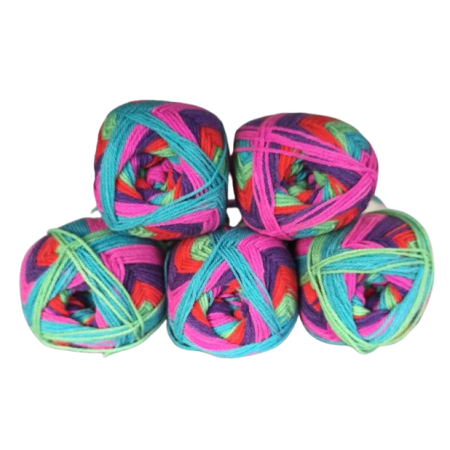 Japan BLOOM Baumwollmischung Sonderposten - 5 x 80g = 400g - JB09