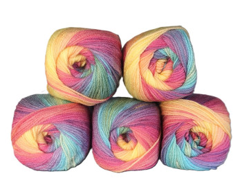 Sonderposten Banderolenfehler - 5 x 100g = 500g - Farbe 01