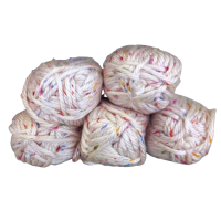 Sonderposten Banderolenfehler - Dick - 5x100g = 500g - natur Tweed bunt