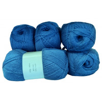 Sonderposten 5er Pack Uni - 5x100g = 500g - Blau