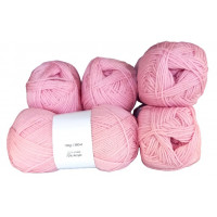 Sonderposten 5er Pack Uni - 5x100g = 500g - Rosa