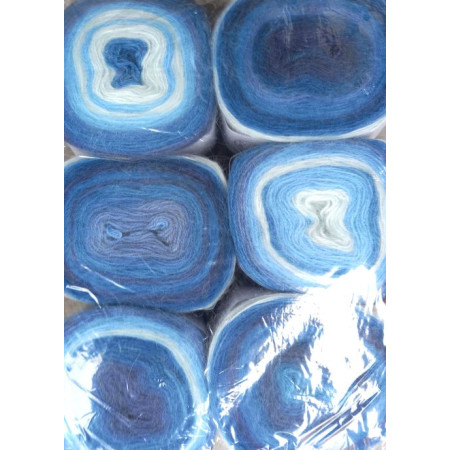 Sonderposten Banderolenfehler mit Wolle - 6x140g = 840g  Farbe 101