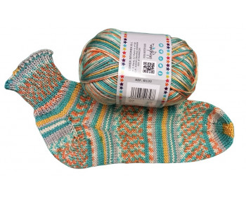 Sock Yarn - Acryl - 100g - Sonderposten/Banderolenfehler - Farbe S120