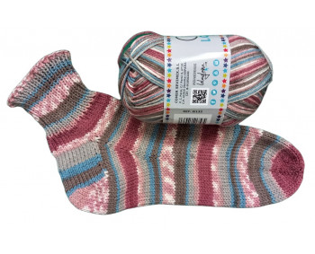 Sock Yarn - Acryl - 100g - Sonderposten/Banderolenfehler  - Farbe S128