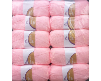 !NEU! Acryl Garn uni 10 x 100g = 1000g - Farbe Babyrosa