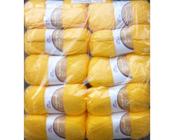 !NEU! Acryl Garn uni 10 x 100g = 1000g - Farbe Gelb