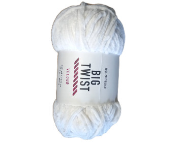 300g Chenille - 1460 weiss - Sonderposten