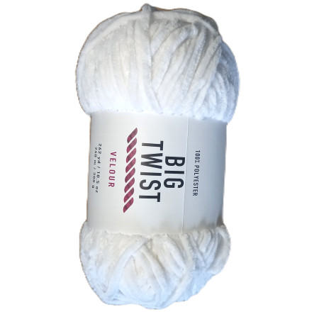 300g Chenille - 1460 weiss - Sonderposten