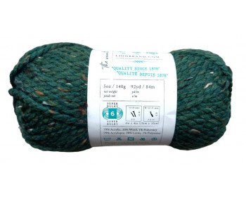 Überproduktion / Mindergewicht - Chunky Yarn - 01 grün tweed 140g