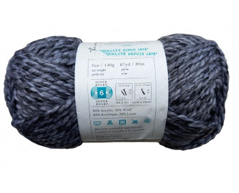 Überproduktion / Mindergewicht - Chunky Yarn - 03 grau melange 140g