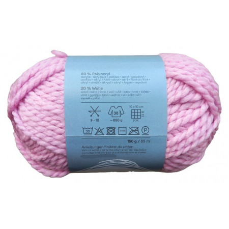 Überproduktion / Mindergewicht - Chunky Yarn - 07 rosa 150g