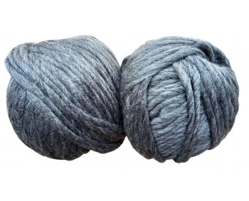 Dochtgarn 2er Pack - 2 x 150g = 300g  - Dunkelgrau