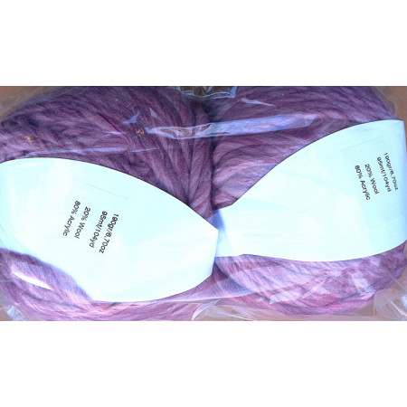 Dochtgarn 2er Pack - 2 x 180g = 360g  - DG01 Altrosa Meliert