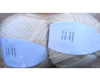 Dochtgarn 2er Pack - 2 x 180g = 360g  - DG03 Creme