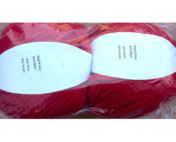 Dochtgarn 2er Pack - 2 x 180g = 360g  - DG10 Rot