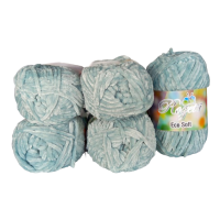 Rozetti ECO Soft / Chenille - 5er Pack - Aqua - Sonderposten