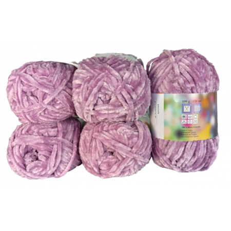 Rozetti ECO Soft / Chenille - 5er Pack - ORCHIDEE - Sonderposten