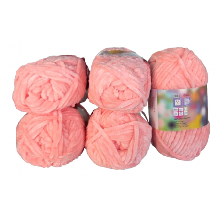 Rozetti ECO Soft / Chenille - 5er Pack - ROSÈ - Sonderposten