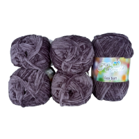 Rozetti ECO Soft / Chenille - 5er Pack - Anthrazit - Sonderposten