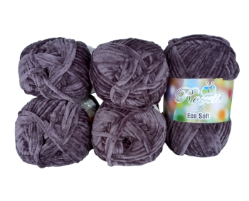 Rozetti ECO Soft / Chenille - 5er Pack - Anthrazit - Sonderposten