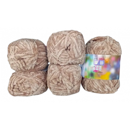 Rozetti ECO Soft / Chenille - 5er Pack - BEIGE - Sonderposten