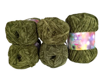 Rozetti ECO Soft / Chenille - 5er Pack - GRÜN - Sonderposten
