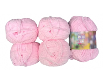 Rozetti ECO Soft / Chenille - 5er Pack - HELLROSA - Sonderposten