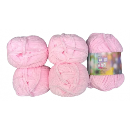 Rozetti ECO Soft / Chenille - 5er Pack - HELLROSA - Sonderposten