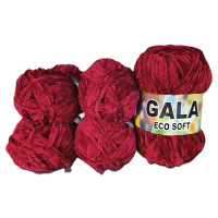 Gala Eco Chenille - 5er Pack - Bordo - Sonderposten