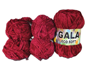 Gala Eco Chenille - 5er Pack - Bordo - Sonderposten