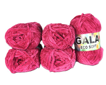 Gala Eco Chenille - 5er Pack - Fuchsia - Sonderposten