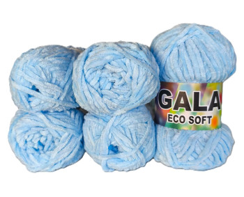 Gala Eco Chenille - 5er Pack - Hellblau - Sonderposten