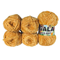 Gala Eco Chenille - 5er Pack - Senf - Sonderposten