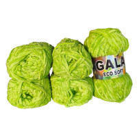Gala Eco Chenille - 5er Pack - Helles Grün - Sonderposten