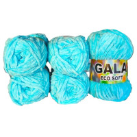 Gala Eco Chenille - 5er Pack - Türkis - Sonderposten