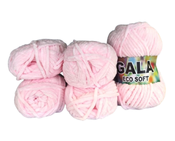 Gala Eco Chenille - 5er Pack - Babyrosa - Sonderposten